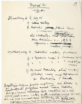 Rękopis dwudziestu ośmiu wykładów Józefa Żurowskiego pt. "Zagadnienie Kopca Krakusa na tle z...