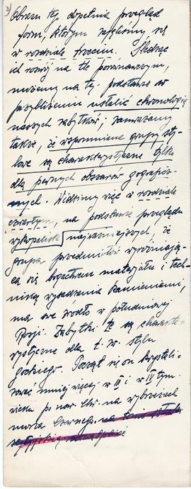 Rękopis pracy doktorskiej Józefa Żurowskiego pt. Wykopalisko z Jakuszowic Małych na tle pokrewnyc...