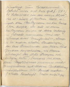 Brulion Józefa Żurowskiego z notatkami w języku niemieckim z okresu studiów w Wiedniu  strona 58