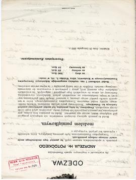 Odręczne notatki Józefa Żurowskiego na temat analogii do zabytków z Jakuszowic Małych  sporządzon...