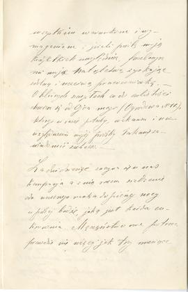 List od Wacława Makaya do Erazma Majewskiego (rękopis)  strona 3