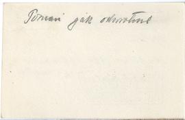 Fiszka z odręcznymi notatkami bibliograficznymi Józefa Żurowskiego  strona 2: "Poznań […]"