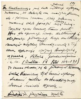 Maszynopis i rękopis trzynastu wykładów Józefa Żurowskiego na temat kultury megalitycznej  strona...