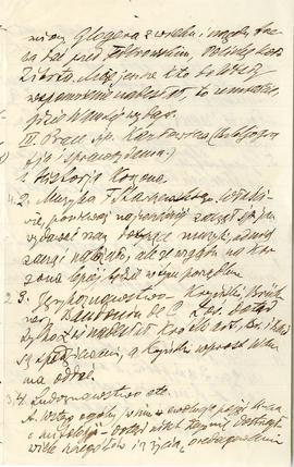 List od Hieronima Rafała Łopacińskiego do Erazma Majewskiego (rękopis)  strona 3