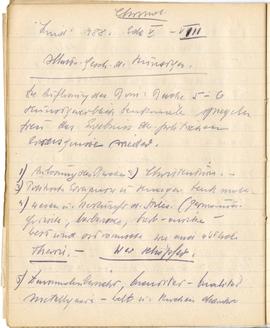 Brulion Józefa Żurowskiego "Żurowski 1918" z notatkami w języku niemieckim z okresu stu...