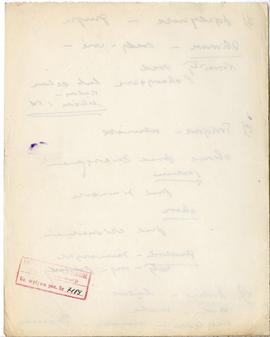 Rękopis wykładów Józefa Żurowskiego z zakresu archeologii przedhistorycznej  strona 168: pieczątk...