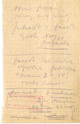 Odręczne notatki Józefa Żurowskiego pt. "Ceramika złocka. Szkic genetyczny i uwagi na podsta...