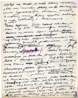 Rękopis wykładów Józefa Żurowskiego z zakresu archeologii przedhistorycznej  strona 109: "[…...