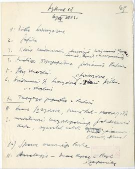 Rękopis dwudziestu ośmiu wykładów Józefa Żurowskiego pt. "Zagadnienie Kopca Krakusa na tle z...