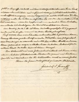 List (rękopis na papierze firmowym) od Fryderyka S. Kraussa do Erazma Majewskiego  strona 2