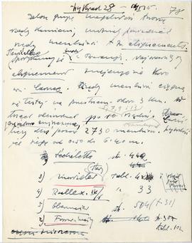 Rękopis sześćdziesięciu ośmiu wykładów Józefa Żurowskiego pt. "Sztuka Podyluwialna" z r...