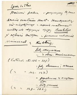 Maszynopis i rękopis trzynastu wykładów Józefa Żurowskiego na temat kultury megalitycznej  strona...