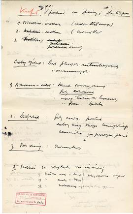 Rękopis jedenastu wykładów Józefa Żurowskiego pt. "Epoka bronzu ze szczególnem uwzględn. pod...