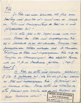 Odręczne wypisy Józefa Żurowskiego w języku niemieckim z Johannes Hoops  Reallexikon der germanis...