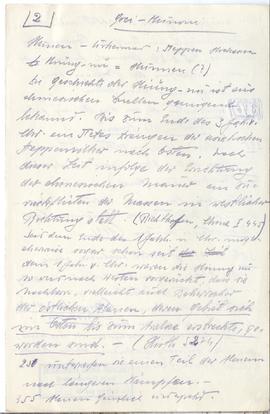 Odręczne notatki Józefa Żurowskiego na temat Gotów i Hunów  strona 6: "Goci - Hunowie"