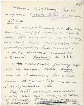 Rękopis sześćdziesięciu ośmiu wykładów Józefa Żurowskiego pt. "Sztuka Podyluwialna" z r...