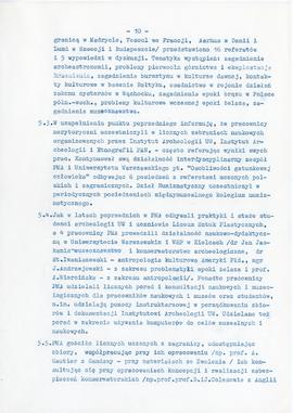 Państwowe Muzeum Archeologiczne w Warszawie. Sprawozdanie z działalności w roku 1991.  Maszynopis...