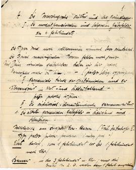 Brulion Józefa Żurowskiego zawierający zbiór luźnych kartek z notatkami w języku polskim i niemie...