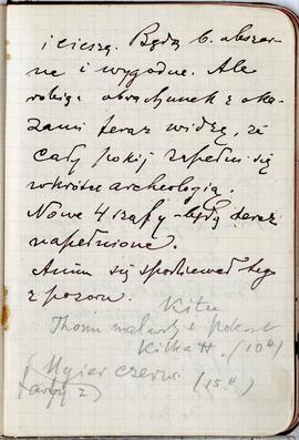 Notes nr 45 z wpisami odręcznymi  Erazma Majewskiego z okresu od 31.05.1894 r.-20/21.02.1895 r.  ...
