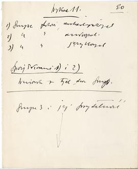 Maszynopis i rękopis trzynastu wykładów Józefa Żurowskiego na temat kultury megalitycznej  strona...