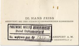Zespół odręcznych notatek Józefa Żurowskiego (w tym opisy zabytków i zapiski bibliograficzne) wra...