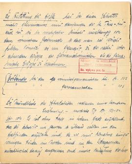 Brulion Józefa Żurowskiego zawierający zbiór luźnych kartek z notatkami w języku polskim i niemie...