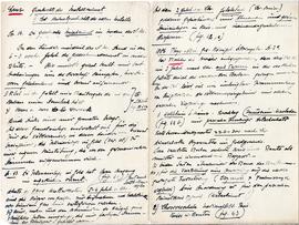 Odręczne wypisy Józefa Żurowskiego w języku niemieckim z Hermann Lüer i Max Creutz  "Geschic...