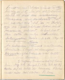 Brulion Józefa Żurowskiego "Żurowski 1918" z notatkami w języku niemieckim z okresu stu...