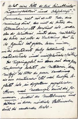 Odręczne notatki Józefa Żurowskiego w języku niemieckim z Karl Neumann  Von ältester deutscher Ku...