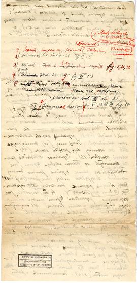 Fragment rękopisu artykułu Józefa Żurowskiego pt. "Wykopaliska z cmentarzysk ciałopalnych Kw...
