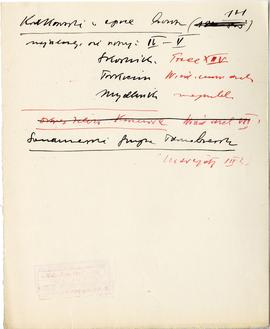 Rękopis dziewięciu wykładów Józefa Żurowskiego pt. "Osadnictwo przedhistoryczne w dorzeczu G...