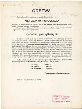 Odręczne notatki Józefa Żurowskiego na temat analogii do zabytków z Jakuszowic Małych  sporządzon...