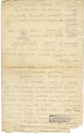 Fragment rękopisu sprawozdania z badań terenowych Józefa Żurowskiego  sporządzony w styczniu 1924...