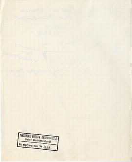 Zespół odręcznych notatek Józefa Żurowskiego (w tym opisy zabytków i zapiski bibliograficzne) wra...