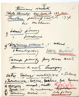 Maszynopis i rękopis trzynastu wykładów Józefa Żurowskiego na temat kultury megalitycznej  strona...