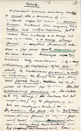 Rękopis jedenastu wykładów Józefa Żurowskiego pt. "Epoka bronzu ze szczególnem uwzględn. pod...