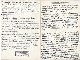 Odręczne wypisy Józefa Żurowskiego w języku niemieckim z Hermann Lüer i Max Creutz  "Geschic...