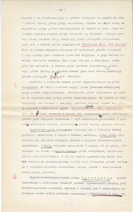 Maszynopis i rękopis trzynastu wykładów Józefa Żurowskiego na temat kultury megalitycznej  strona...