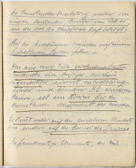 Brulion Józefa Żurowskiego z notatkami w języku niemieckim z okresu studiów w Wiedniu  strona 42