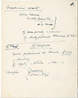 Rękopis szesnastu wykładów Józefa Żurowskiego pt. "Początki kultury ludzkiej" z roku ak...