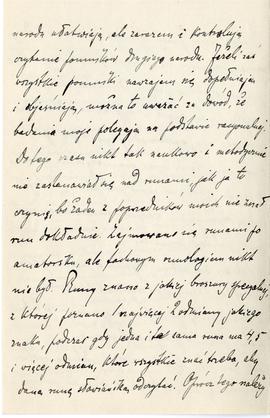 List od dr. J. Leciejewskiego do Erazma Majewskiego z dnia 18.02.1901 r. (rękopis)  strona 4