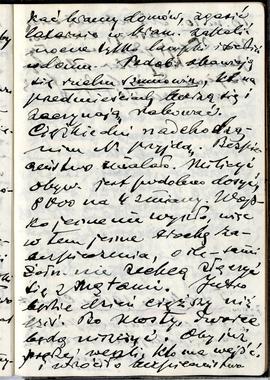 Notatnik nr 83 z odręcznymi notatkami Erazma Majewskiego z okresu od 26.06.1915 r. do 06.08.1915 ...