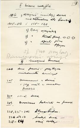 Rękopis jedenastu wykładów Józefa Żurowskiego pt. "Epoka bronzu ze szczególnem uwzględn. pod...