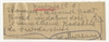 Rękopis - notatka Stefana Krukowskiego z 1923 roku  z opisem zabytków krzemiennych ("w Muzeu...