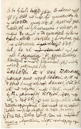 List od Hieronima Rafała Łopacińskiego do Erazma Majewskiego (rękopis)  strona 2