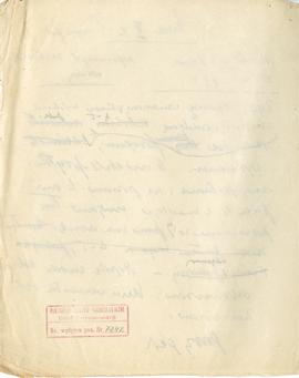 Odręczne notatki Józefa Żurowskiego wraz z materiałem ilustracyjnym do artykułu pt. "Dwa gro...