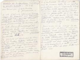 Odręczne notatki Józefa Żurowskiego w języku niemieckim z publikcji  O. Falke  Das frühe Mittelal...