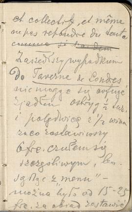 Notes nr 24 z wpisami odręcznymi  Erazma Majewskiego z okresu od 05.10.1885 r.-04.02.1886 r.  str...