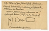 Rękopis - notatka Jerzego Wawrzenieckiego z dnia 6 IX 1923 roku o znalezisku Jerzego Krautstoff w...