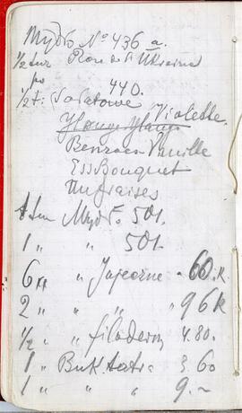 Notes nr 12 z okresu 07.1881 r .- 01.02.1882 r. Notatki odręczne Erazma Majewskiego   dot. składó...